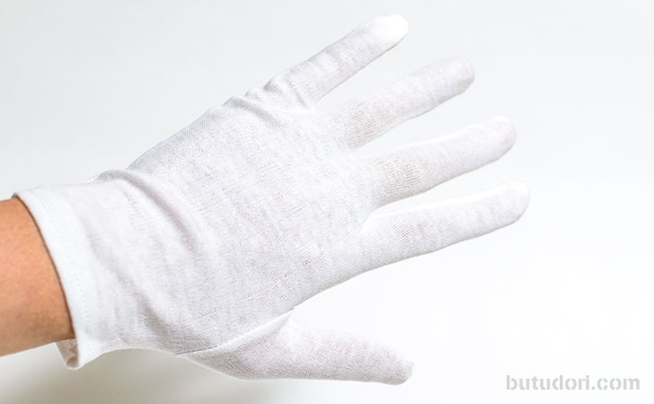 ダイソー綿１００％-ナイトケア手袋005